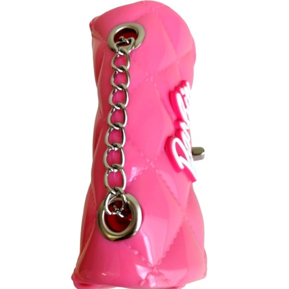 Barbie Miniso Barbiecore Y2K 90’s Quilted Patent Purse🥳🥳❌❌ - Picture 5 of 6